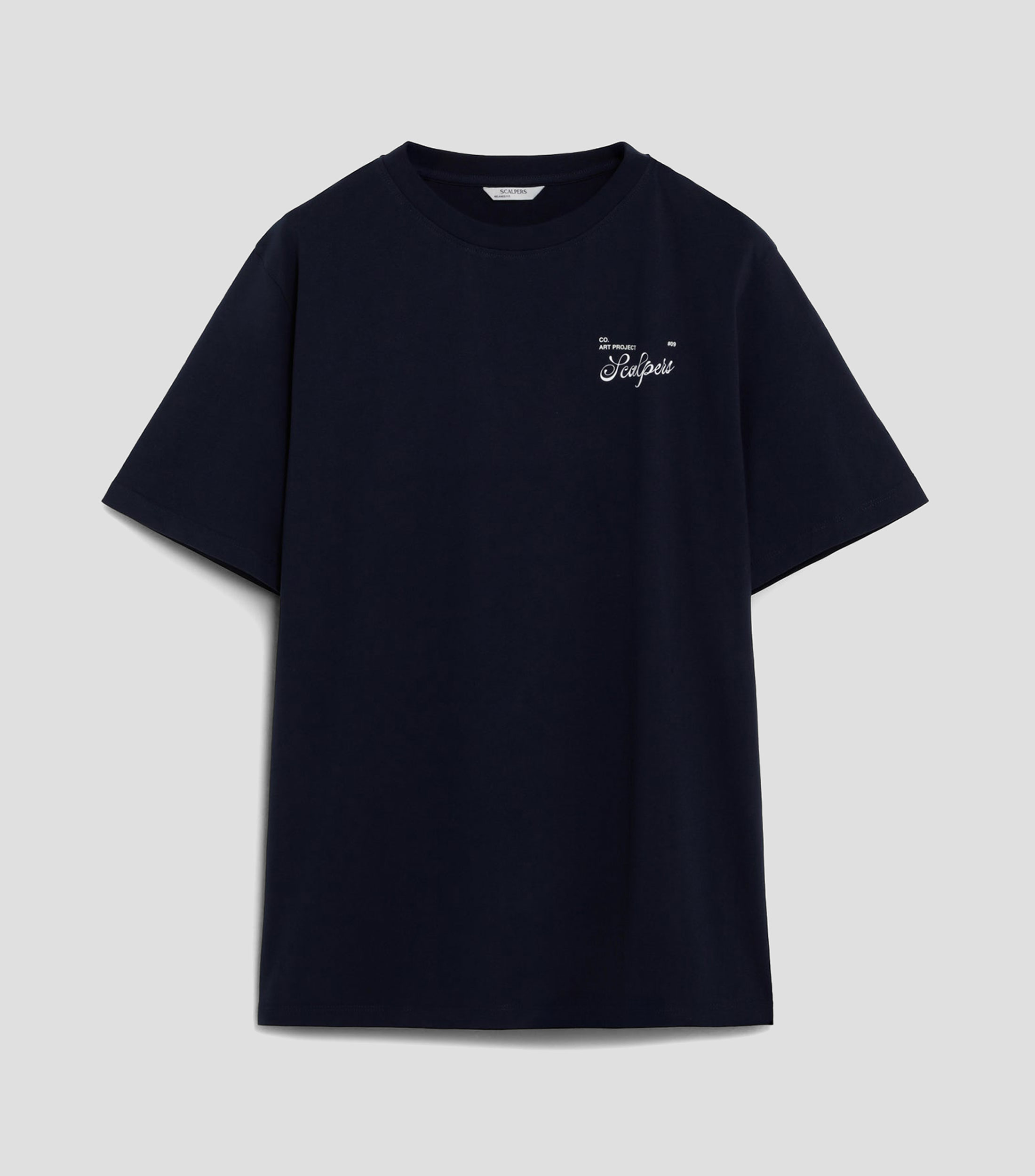 Playera cuello redondo manga corta estampada Hombre